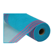 Turquoise Pink Deco Mesh Roll 10.25 Inch x 10 Yards-RY8325F9 Craig Bachman