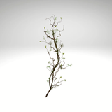 52 Inch Twig Branch Stem with Moss for Tall Vase and Rustic Decor-83981 Golden Bell