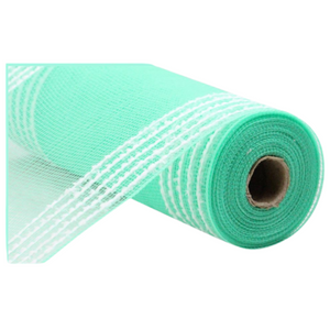 Mint Green Snowdrift Mesh for Wreaths - 10.25" x 10yd - Wide Border Crafting Material-RY8115Y6