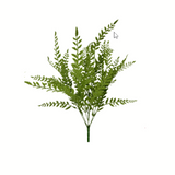 Artificial Flocked Fishtail Fern Bush — 23 Inch Everyday Greenery Supply-13626GN