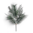 Frosty Mixed Pine Spray 24 Inch Artificial Winter Greenery for Christmas Decor-VS001 Sims Pottery