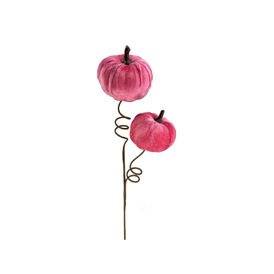 Charming Plush Pumpkin Spray | 28" Pink Pumpkin Décor by TCT Crafts | Set of 2 Mini Pumpkins -57146BT Liberty Floral