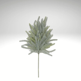 27.5 Inch Snowy Weeping Larch Pine Spray for Outdoor Winter Decor-XM13458FRGR Green Import