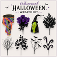 Whimsical Halloween Wreath Kit-Aff-V-2608 TCT Crafts Designs & Decor