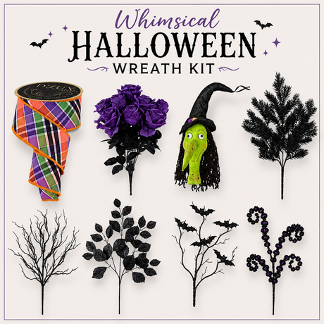 Whimsical Halloween Wreath Kit-Aff-V-2608 TCT Crafts Designs & Decor