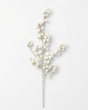 Artificial White Berry Spray — 31 Inch Frosted Christmas Wreath Supply for Wreaths, Swags, and Holiday Arrangements-85861WT Liberty Floral