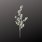 31” White Glitter Berry Spray – Sparkling Foam Holiday Pick for Wreaths, Trees & Winter Floral Designs Liberty Floral