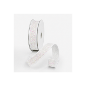 RK323-44 1" Farrisilk Iridescent Pixie Dust Wired Ribbon Farrisilk