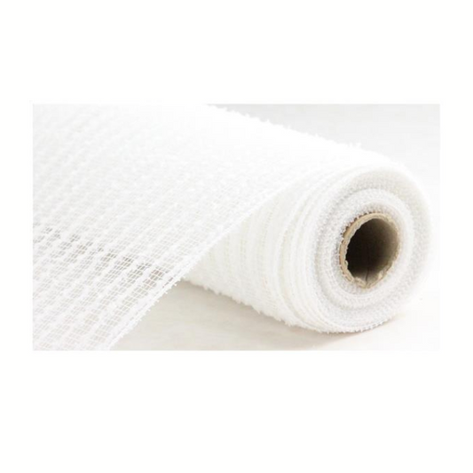 10.25" x 10yd White Snowdrift 10 inch mesh for wreaths-RY810227 Craig Bachman