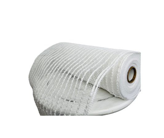 10.25" x 10yd White Snowdrift 10 inch mesh for wreaths-RY810227 Craig Bachman