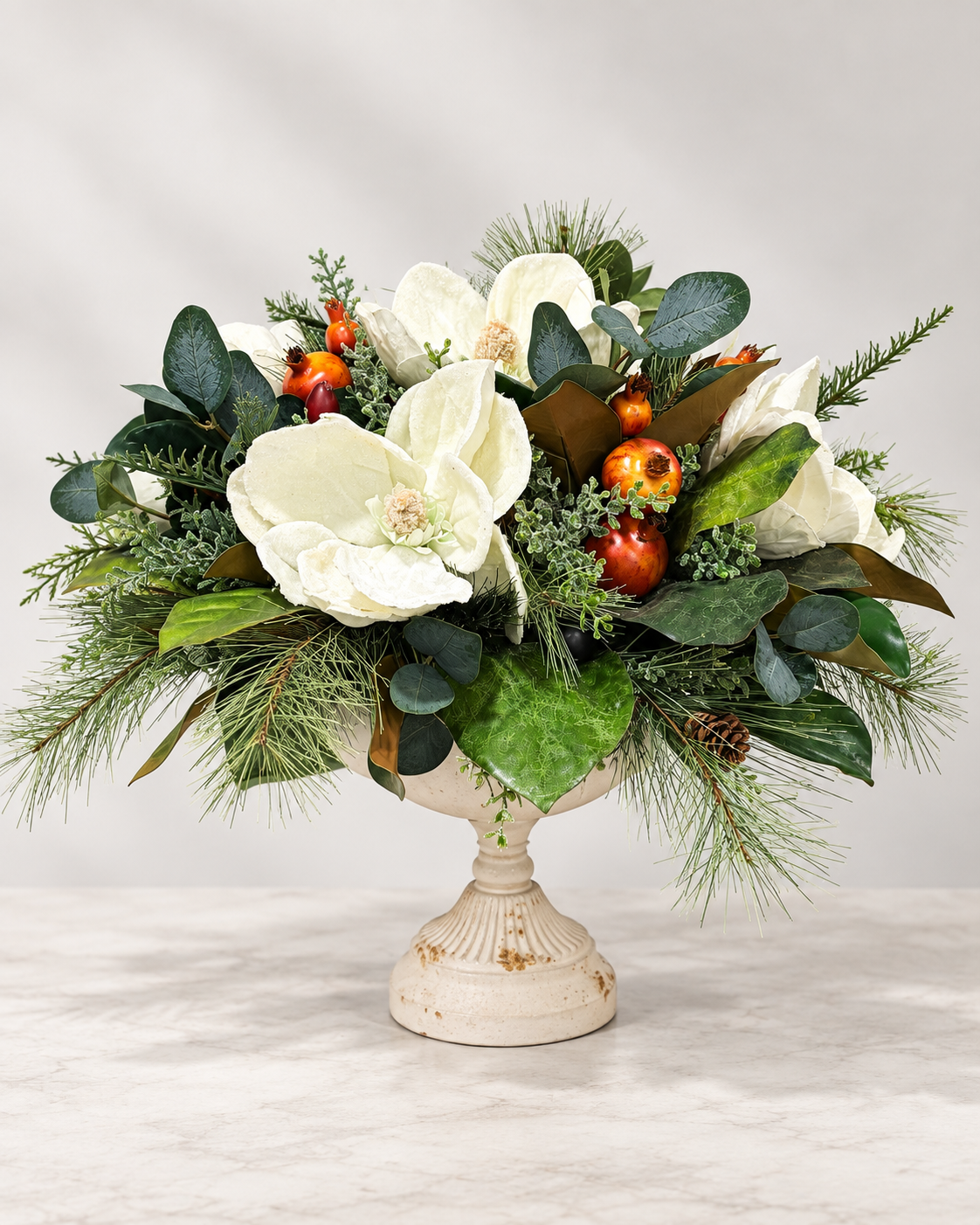 Williamsburg Magnolia Fruit Christmas Arrangement TCT Crafts