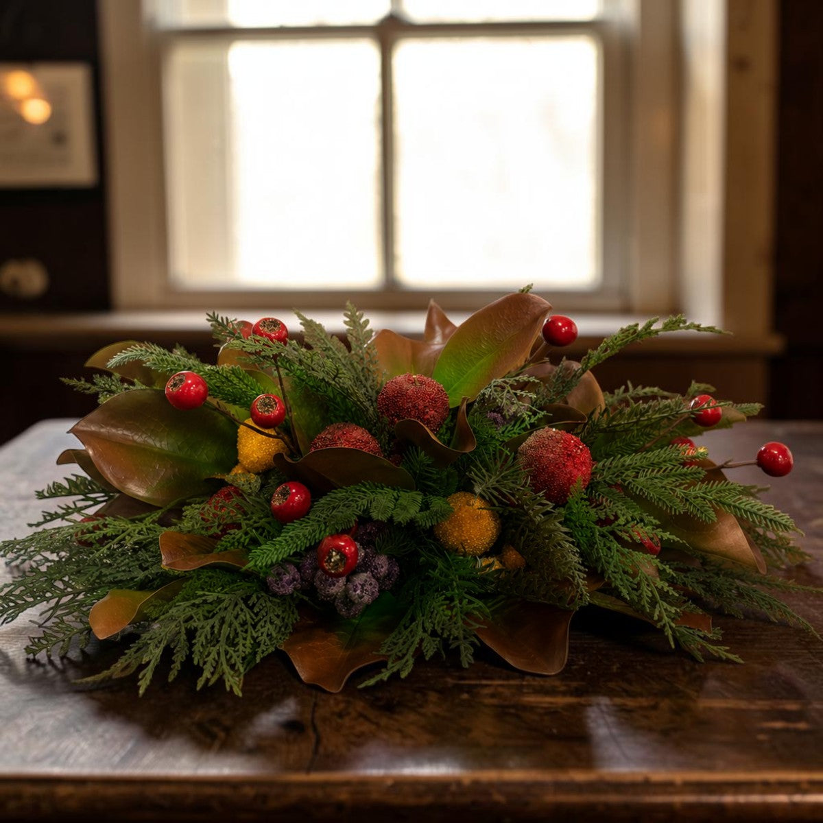 Williamsburg Holiday Centerpiece 22 Inch Arrangement TCT Crafts