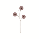21'' Wooden Daisy Spray - Rustic Floral Stems in Yellow or Pink