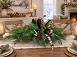 Woodlands Antler Pine Table Centerpiece - Farrisilk Ribbon-2191 TCT Crafts Designs & Decor