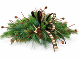 Woodlands Antler Pine Table Centerpiece - Farrisilk Ribbon-2191 TCT Crafts Designs & Decor