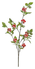 Load image into Gallery viewer, 31&#39;&#39; Artificial Red Snow Winter Berry Spray - Holiday Decor Accent-XB582-R