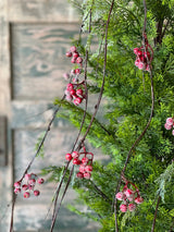 Icy Red Berry and Cedar Vine — 4 Foot Christmas Wreath Supply and Holiday Accent-XBR36522 Lancaster & Vintage