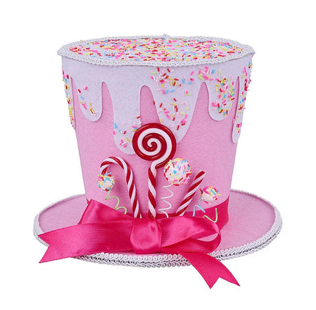 6.25" Pink Frosted Candy Top Hat Accent-XC726987 Craig Bachman