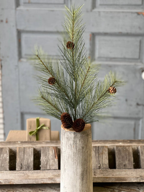 Southern Pine Spray with Natural Pinecones-XLA23360 Lancaster & Vintage