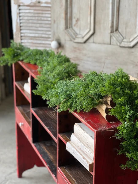Dripping Cedar Garland | Lush Emerald Greenery | 6' Draping Garland-XVP5009 Lancaster & Vintage