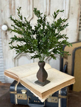 Nottswood Leaves Bush | Lush Everyday Greenery | 18" Foliage Bush-XVP9860 Lancaster & Vintage