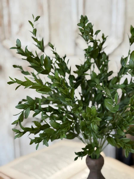 Nottswood Leaves Bush | Lush Everyday Greenery | 18" Foliage Bush-XVP9860 Lancaster & Vintage