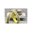 D. Stevens Yellow Black Mini Check Wired Ribbon | 1 Inch Faux Dupion-87-1639 D.Stevens