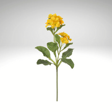 Load image into Gallery viewer, 24&quot; Artificial Yellow Primrose Spray | Lifelike Faux Floral Stem for Arrangements