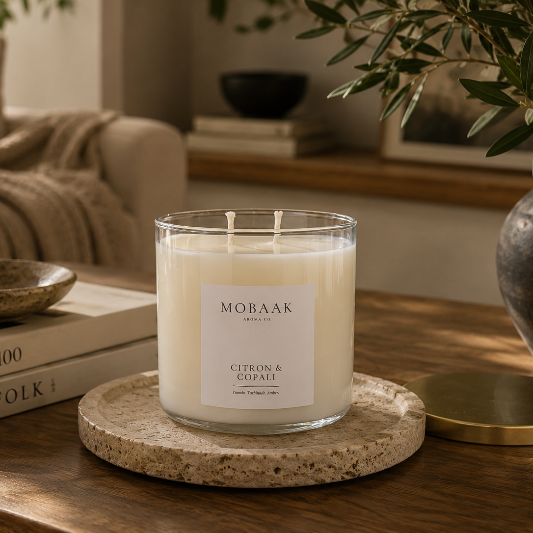 Citron + Copali Candle Mobaak Aromatherapy Shoppe