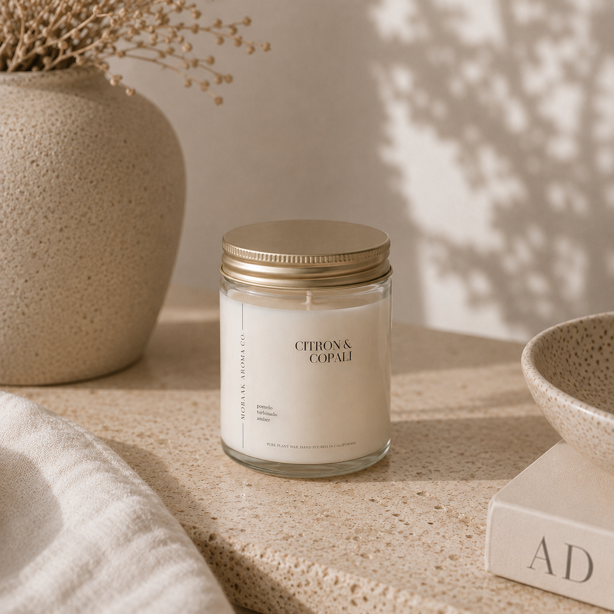 Citron + Copali Candle Mobaak Aromatherapy Shoppe
