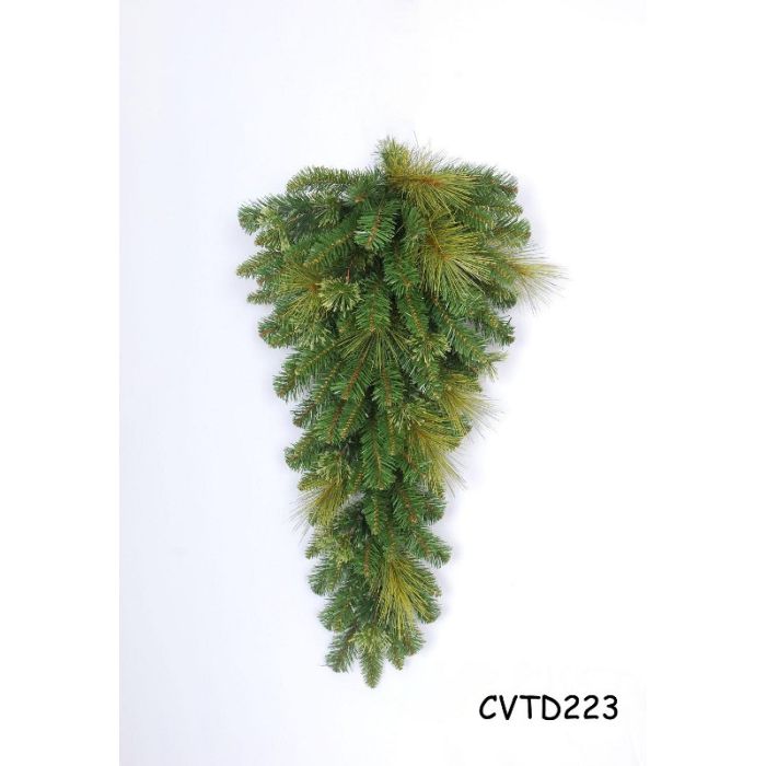 Georgia Pine Teardrop Swag | Everyday Greenery Base | 30" x 95 Tips-CVTD223 Sims Pottery