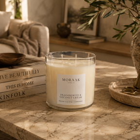 Dragonfruit + Coconut Cream Candle Mobaak Aromatherapy Shoppe