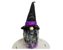 13"H Fabric Halloween Witch Sitting Gnome - Ideal for Halloween Decor, Wreath Attachment, Mantel Decor-HH391299 TCT Crafts