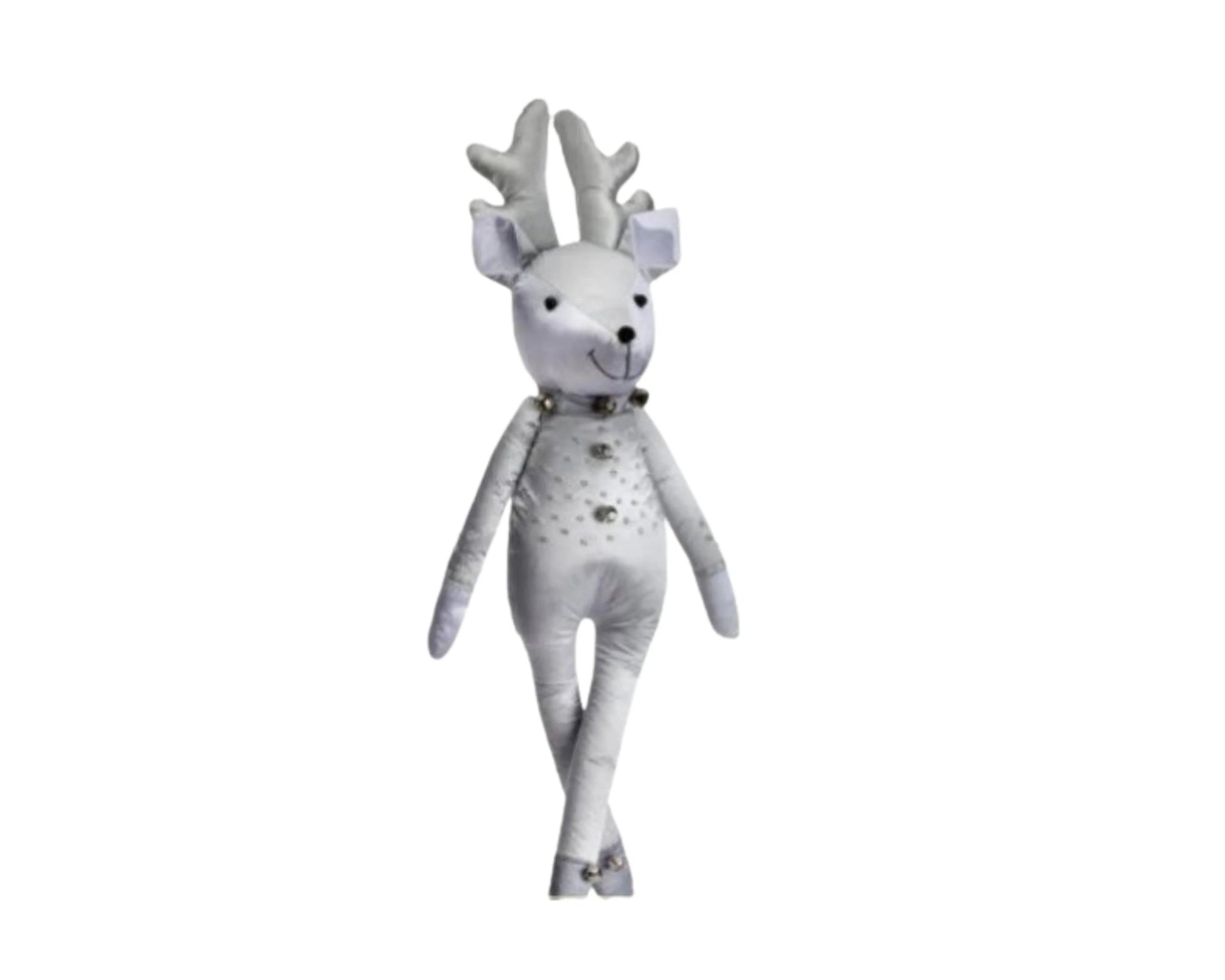 Plush White Deer Ornament 15.5 Inch Ice Palace Christmas Decor-MTX56635 TCTCrafts