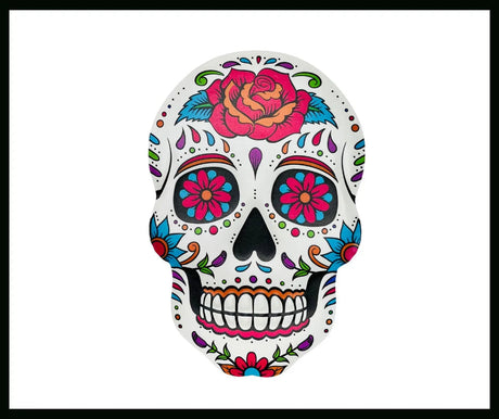 Sugar Skull Metal Sign Halloween Day of the Dead Wall Decor-MD0999 TCT Crafts