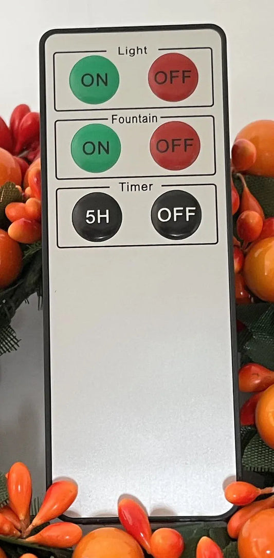 Replacement Remote for Fountain Candle with Light Timer and Fountain Control Fantastic Craft