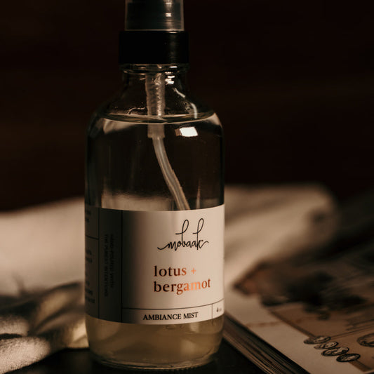 Lotus + Bergamot Ambiance Mist Mobaak Aromatherapy Shoppe