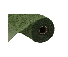 Load image into Gallery viewer, RY831349-10.5&quot;x10yd Faux Jute PP Check Mesh-Moss Green