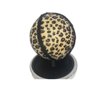 Natural Elegance: 4-Inch Animal Print Fabric/Foam Ornament - Natural Brown-(128893) TCT Crafts