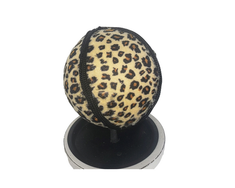 Natural Elegance: 4-Inch Animal Print Fabric/Foam Ornament - Natural Brown-(128893) TCT Crafts