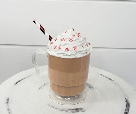 TCT1404-Fake Hot Chocolate with whipped cream TCT Crafts