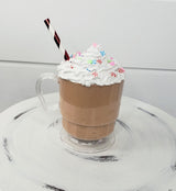 TCT1404-Fake Hot Chocolate with whipped cream TCT Crafts