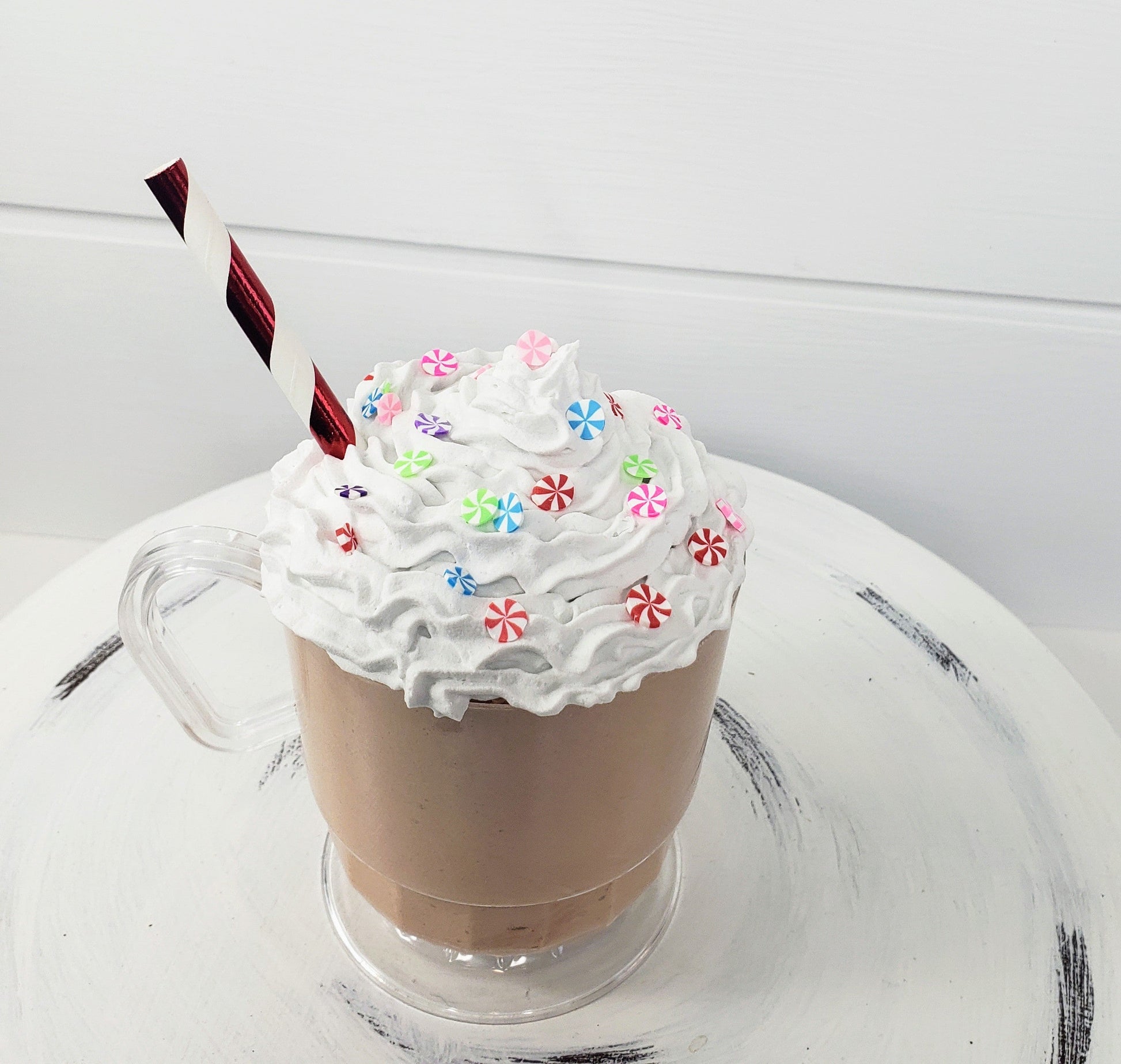 TCT1404-Fake Hot Chocolate with whipped cream TCT Crafts