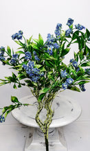 Load image into Gallery viewer, 4838-B Mini Pom-Pon Bush,Artificial Flower Bush-Blue - TCTCrafts