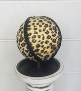 Natural Elegance: 4-Inch Animal Print Fabric/Foam Ornament - Natural Brown-(128893) TCT Crafts