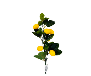 Vibrant 27" Artificial Lemon Stem for Bright and Refreshing Decor-169097