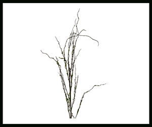 Natural Beauty: 28-Inch Artificial Moss Branch - A Touch of Greenery for Your Décor-287493