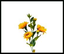 Load image into Gallery viewer, Vibrant 25&quot;L Artificial Yellow Sunflower Spray-148072