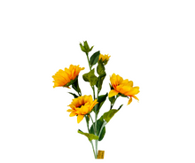 Load image into Gallery viewer, Vibrant 25&quot;L Artificial Yellow Sunflower Spray-148072