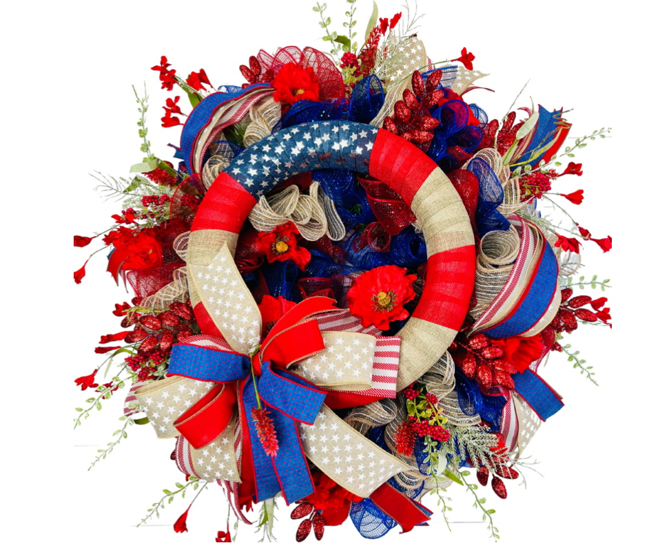 Large Patriotic USA Wreath-TCT1499